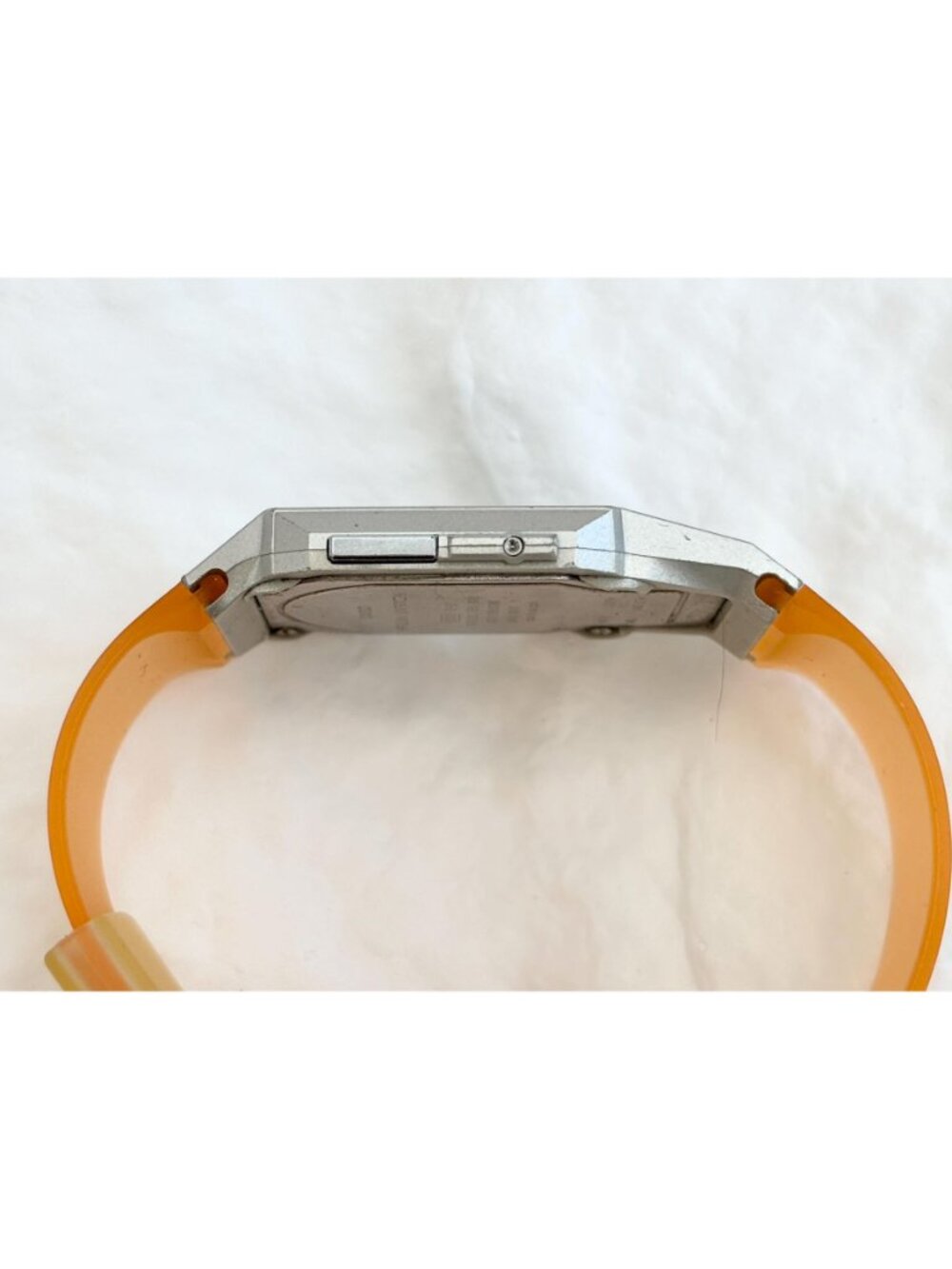 CASIO FS-01 2324 Orange & Blue Illuminator Dual Time Japanese 90's Film Watch - Picture 8 of 16